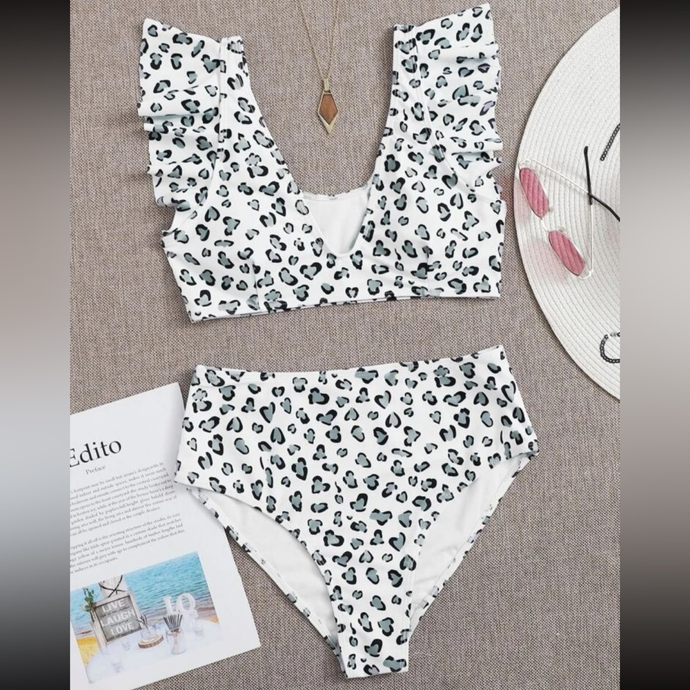 Leopard High Waisted Bikini